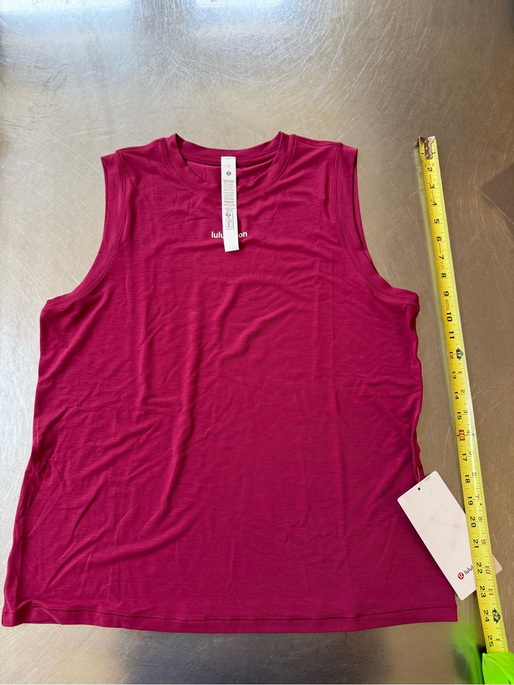 Lululemon Wordmark Muscle Tank Long. 8 - Picture 4 of 9